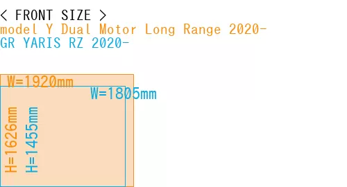#model Y Dual Motor Long Range 2020- + GR YARIS RZ 2020-